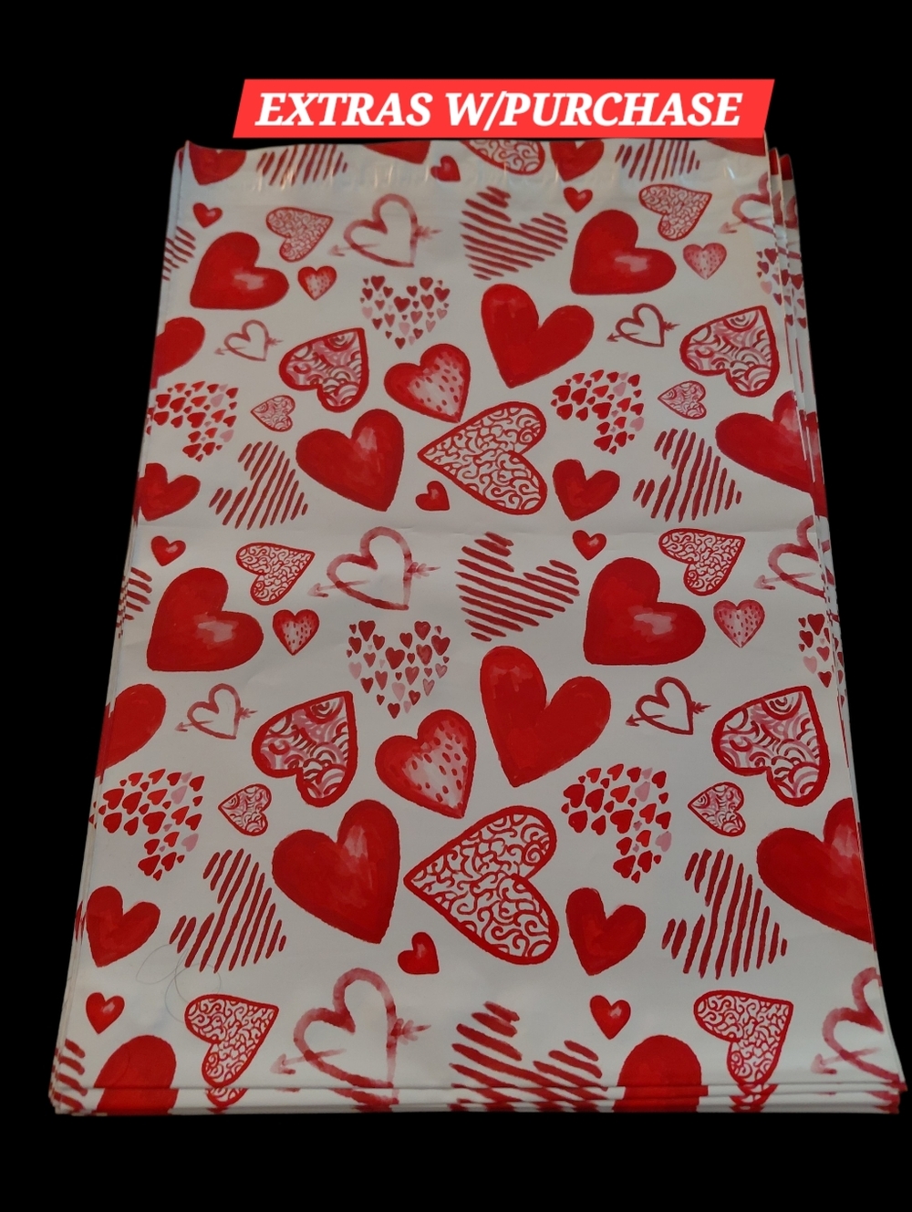 20ct. 10x13 Polymailers, Bonus Random Thank You Cards And Stickers